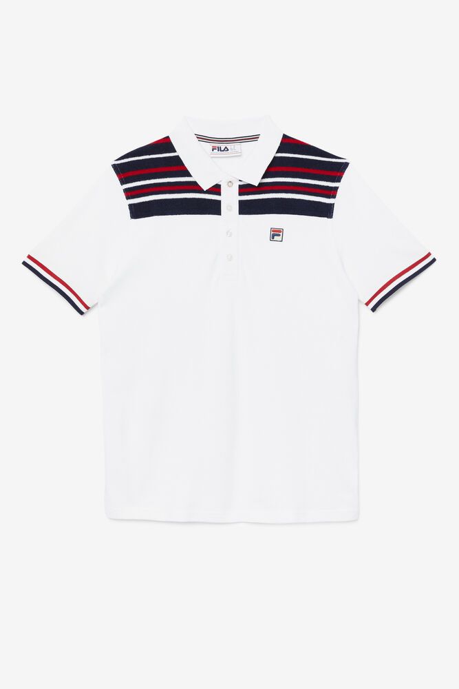 Fila Polo Mens White - Morganite - Philippines 6374025-CP